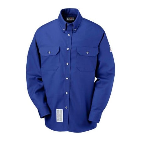 Vf Imagewear EXCEL FR ComforTouch FR Dress Uniform Shirt SLU2, Royal Blue, Size XL Regular SLU2RBRGXL